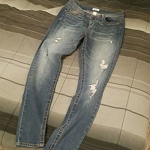 Cute distressed skinny jeans